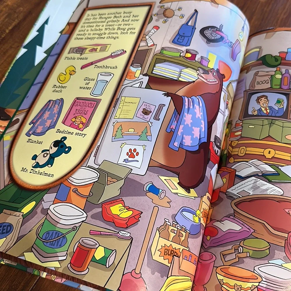 Rare Open Season Look and Find Hardcover Book 2006 Sony Boog Elliot HTF